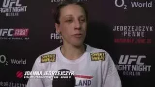 Fight Night Berlin: Joanna Jedrzejczyk Backstage Interview