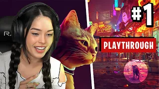 THIS GAME IS BEAUTIFUL | Valkyrae plays Stray (PART 1/2)