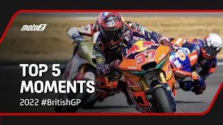 Top 5 Moto2™ moments | 2022 #BritishGP