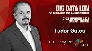 "It's unbelievable how many startups are here!" -  Tudor Galos | Big Data LDN 2022