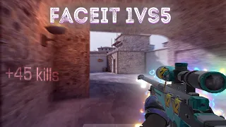 Faceit +45 Kill 🕊️🔥| Standoff 2 1vs5 | iPad Pro 120fps