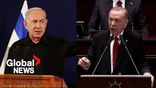 Turkey's Erdogan calls Netanyahu "the butcher of Gaza"