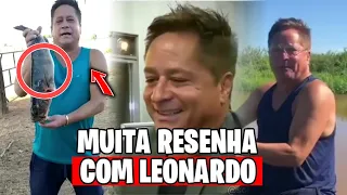 MELHORES MOMENTOS ENGRAÇADO DO CANTOR LEONARDO