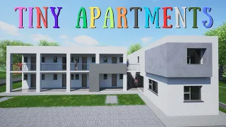 Tiny Apartments design | Twinmotion  |  Archicad