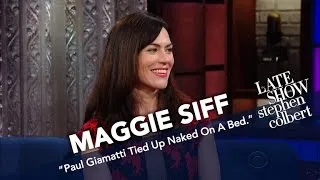 Maggie Siff Talks About Getting Naughty With Paul Giamatti