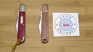 Kershaw Culpepper Copper and Red Bone Comparison (A Two for Tuesday open tag by @knifedelights7473 )