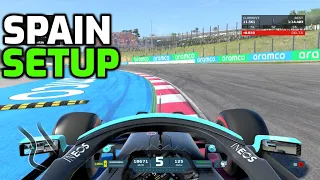 F1 2021 SPAIN HOTLAP + SETUP (1:14.381)