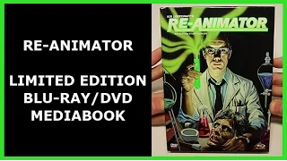 RE-ANIMATOR - LIMITED BLU-RAY/DVD MEDIABOOK UNBOXING