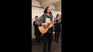 Hozier - "Almost (Sweet Music)" Live In The NYC Subway