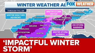 'This Is An Impactful Winter Storm,' NWS Fort Worth Says