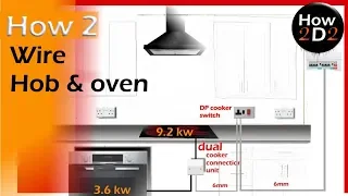 How to wire oven & hob    Diversity on a cooker circuit wiring Diagram