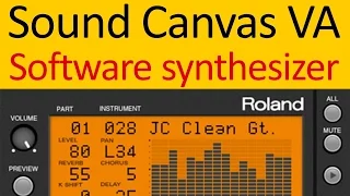 Roland Sound Canvas VA Software Synthesizer with DOSBox and ScummVM