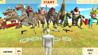 FPS Avatar All Weapons VS Every Animals. Animal Revolt Battle Simulator