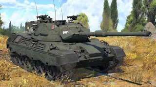 War Thunder: Leopard 1A5NO Swedish Main Battle Tank Gameplay [1440p 60FPS]