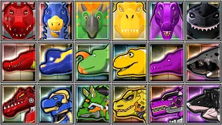 Dino Picnic + Dinosaur Train + Dino Robot Corps - Crocodile/Brachio/Tricera/Tyranno/Spino/Megalosaur