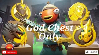 Fortnite God Chest ONLY!! I get ALL Medallions!!