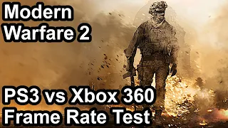 Call of Duty Modern Warfare 2 PS3 vs Xbox 360 Frame Rate Comparison