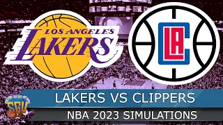 Los Angeles Lakers vs Los Angeles Clippers | NBA Today 4/5/23 Full Game Highlights - NBA 2K23 Sim