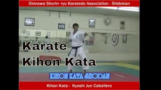 kihon kata 1 - 5 - Karate Shorin ryu by Hanshi Jun Caballero