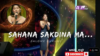 SAHANA SAKDINA MA - Salome Gurung || सहन सक्दिनँ म  ​⁠@ambi_mgr #classicmusic #shorts #short