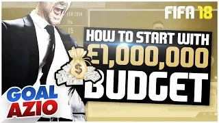FIFA 18 Career Mode Tutorial | How To Start With £1 million