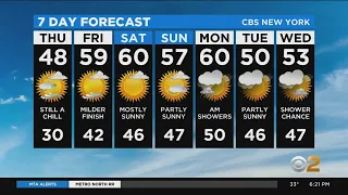 New York Weather: CBS2 11/18 Evening Forecast at 6PM