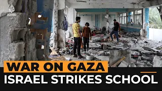 Israeli airstrikes on UN-run school kill at least 40 Palestinians | Al Jazeera NewsFeed