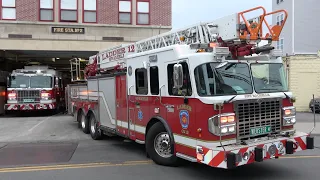 New Rochelle FD Ladder 12 & Engine 22 Responding