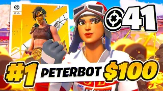 WORLD RECORD 41 KILL WIN SOLO VICTORY CASH CUP FINALS 🏆  | Peterbot