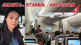 JAKARTA - ISTANBUL - AMSTERDAM || Transfer Istanbul by Turkish Airlines