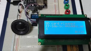 ESP8266 MP3 Player with LCD display