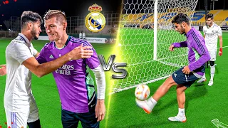 FOOTBALL CHALLENGE vs REAL MADRID PLAYERS!