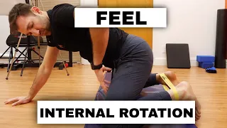 Hip Internal Rotation for Beginners. Activate The Correct Hip Rotation Muscles