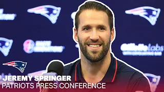 Special Teams Coordinator Jeremy Springer: "It's an opportunity." | Patriots Press Conference