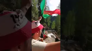 Monte Lussari Giro d' Italia 2023 - Portuguese Fans Vs Slovenian Fans