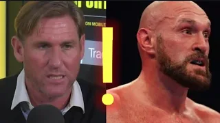 SIMON JORDAN HITS BACK AT TYSON FURY 'TYSON FURY IS ABSOLUTELY GORMLESS!'