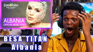 BESA - TITAN | Albania 🇦🇱 | Official Music Video | Eurovision 2024 REACTION!!😱