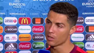 Cristiano Ronaldo's Emotional Post Match Interview After Winning EURO 2016 1