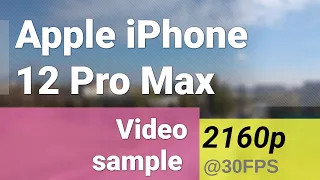 2160p @ 30fps (main camera) Apple iPhone 12 Pro Max