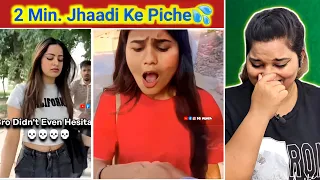 2 Min. Jhaadi Ke Piche🔥🔥 Wah Bete Moj Kardi | Dank Indian Memes | REACTION | SWEET CHILLIZ |