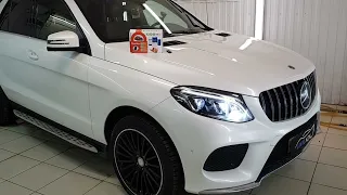 Mercedes GLE - установили сигнализацию с автозапуском и управлением с телефона Starline S96 V2 GSM