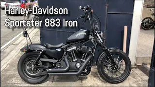 Harley-Davidson Sportster Iron 883 Vance & Hines Short Shots Sound