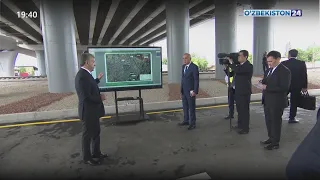 В Ташкенте открыты новая дорога и развязка
