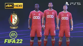 FIFA 22 PS5 - Standard Liège (Standard Luik) - Game Faces - 4K 60FPS HDR Gameplay