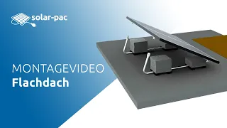 solar-pac Montagevideo Solaranlage Photovoltaik Flachdach Unterkonstruktion ValkBox® 3 Van der Valk