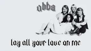 If GHOST wrote "Lay All Your Love On Me" By ABBA..