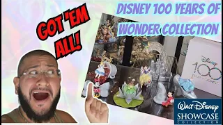 First Look At The Complete Unboxing Disney 100 Years Of Wonder Statue Collection By Disney Showcase!