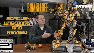 Prime 1 Studios Bumblebee Statue From Transformers: The Last Knight Unboxing & Review