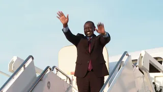 PRESIDENT RUTO DEPART USA HEADING BACK HOME IN STYLE.