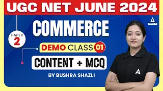 UGC NET Commerce Classes #1 | UGC NET Paper 2 by Bushra Shazli